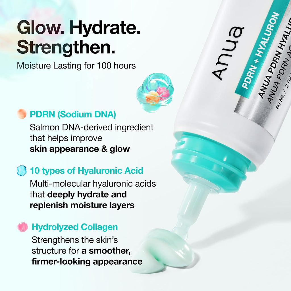 ANUA PDRN Hyaluronic Acid 100 Moisturizing Cream, 2.02 fl oz