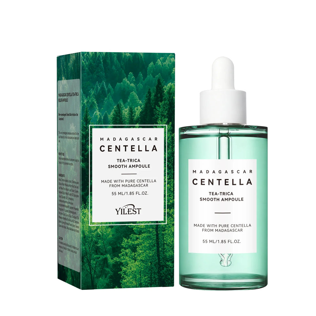 Centella Asiatica Tea Essence Soothing Serum Hydrating Face Pore Minimizing Calming Moisture Skin Relief Balancing Care Essence