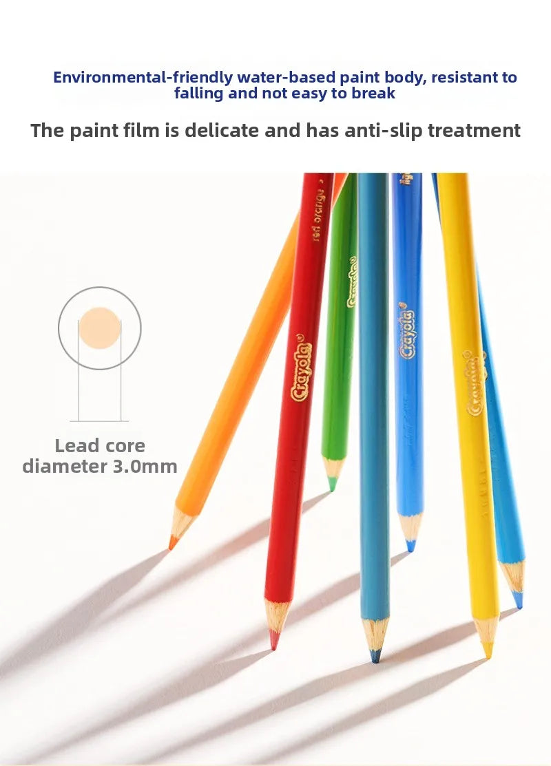 Crayola 36 Count Colored Pencils Pre-Sharpened Non-toxic Drawing Colour Pencils for Kids School Art Stationery Gift