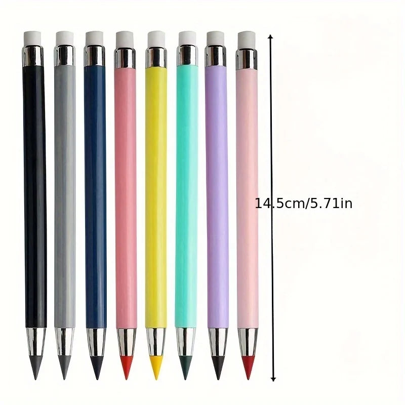10 Colored Sketch Drawing Pencils with 48 Replaceable Nibs, Multi-Color Art Pencil Set, Portable Painting Supplies for Sketching