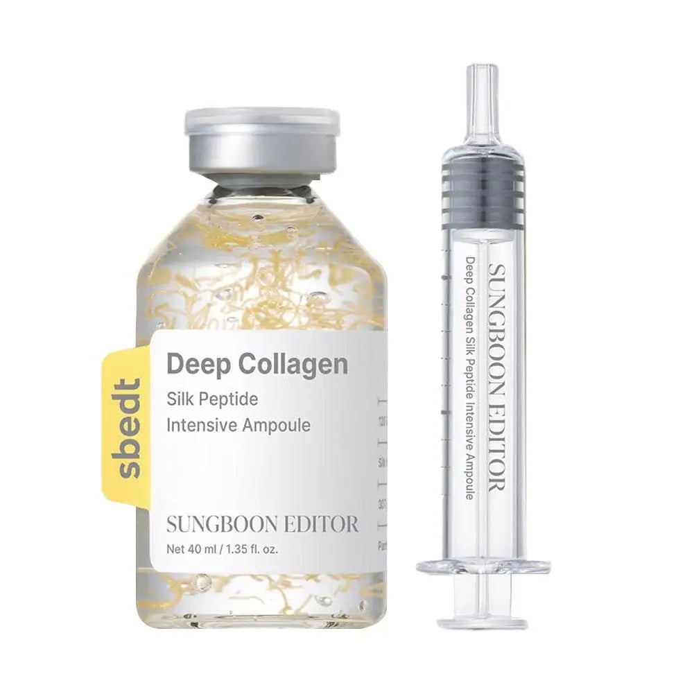 Korean Sbect Skin Care Kit - Deep Collagen Silk Peptide Ampoule, Power Boosting Cream In Serum, Retinol Capsule Cream, Brighten