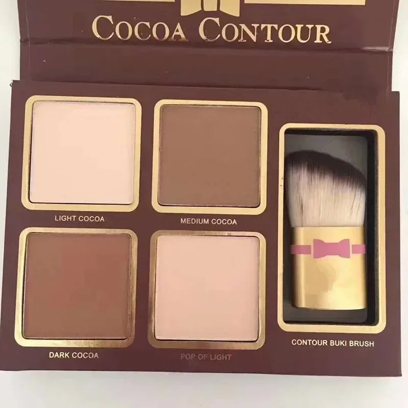 Makeup Tool Kits New 4color Makeup Powder Cocoa Facial Contour with Brush