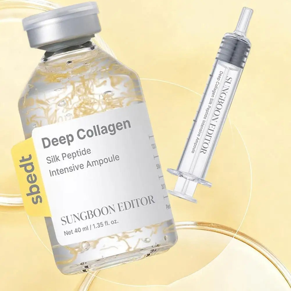 Korean Sbect Skin Care Kit - Deep Collagen Silk Peptide Ampoule, Power Boosting Cream In Serum, Retinol Capsule Cream, Brighten