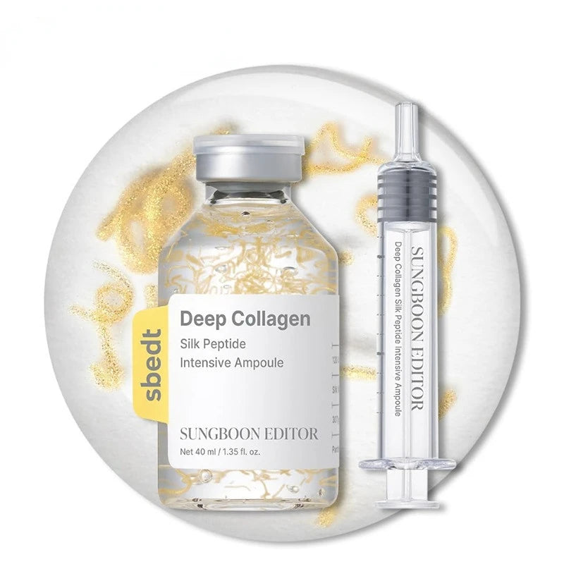 Korean Sbect Skin Care Kit - Deep Collagen Silk Peptide Ampoule, Power Boosting Cream In Serum, Retinol Capsule Cream, Brighten