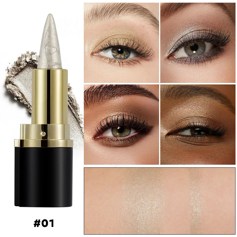 Gel Eyeliner, Quick-Dry Matte Smudge Proof Waterproof Eye-liner Pencil For Women Girls Daily Party Stage Makeup