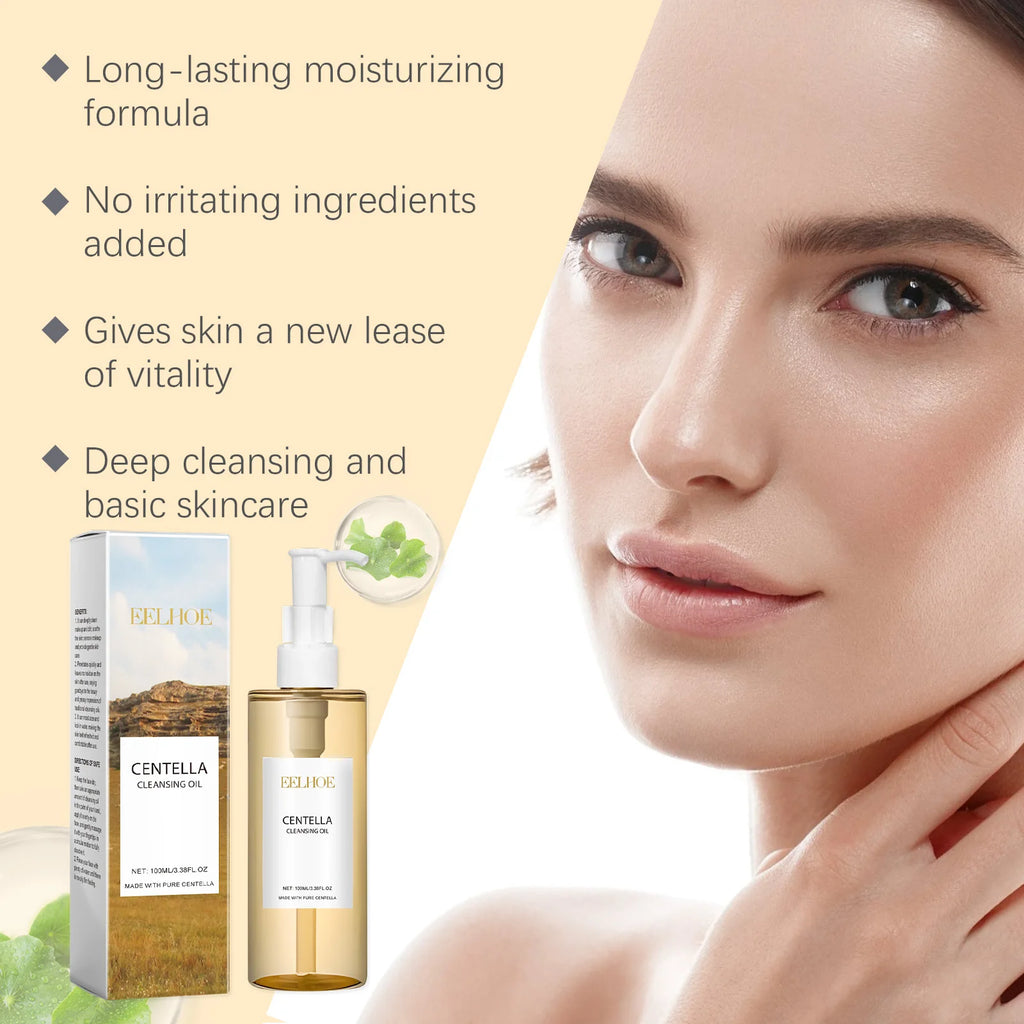 Centella Skincare Set Cleansing Oil Face Wash Serum Barrier Repair Soothing Hydrating Facial Care Kit For All Skin Types Korean