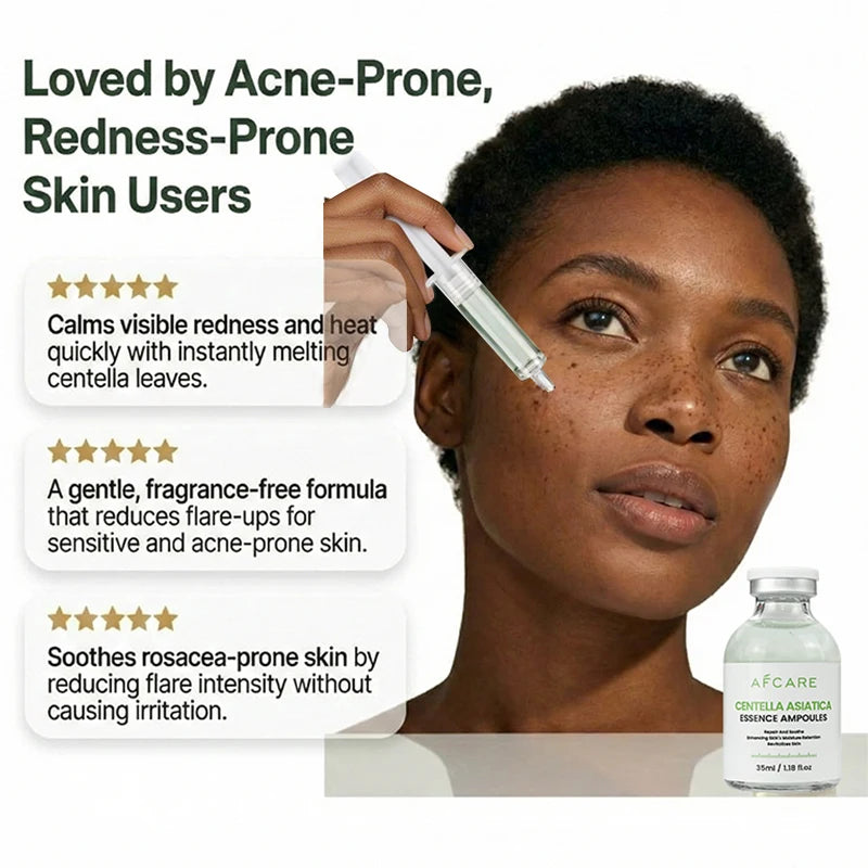 Centella Asiatica Soothing Serum Rapid Hydrating Calming Serum  Advanced Barrier Repair for Sensitive Skin Korean Skin Care