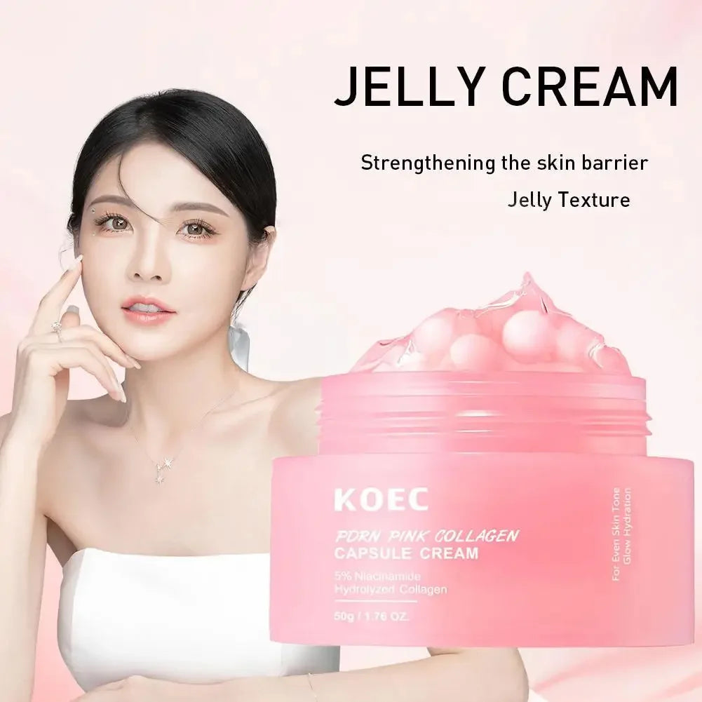 Niacinamide Hydrolyzed Collagen Deep Hydrating Jelly Cream Moisturizer Plump Moisturizing And Nourishing Skin Care Cream