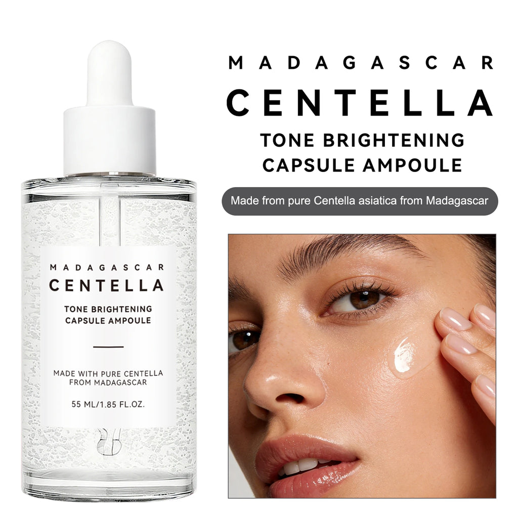 Centella Asiatica Tea Essence 55ml Soothing Skin Relief Hydrating Face Serum Calming Moisture Pores Face Care Essence