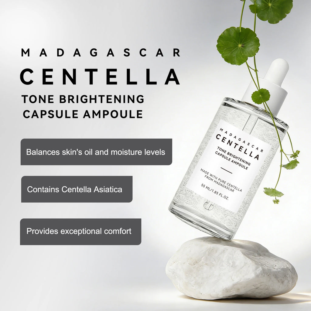 Centella Asiatica Tea Essence 55ml Soothing Skin Relief Hydrating Face Serum Calming Moisture Pores Face Care Essence