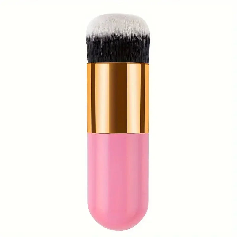New Fashion Chubby Pier Foundation Brush Flat Cream Makeup Brushes Professional Cosmetic Brush highlight brush loose powder brus