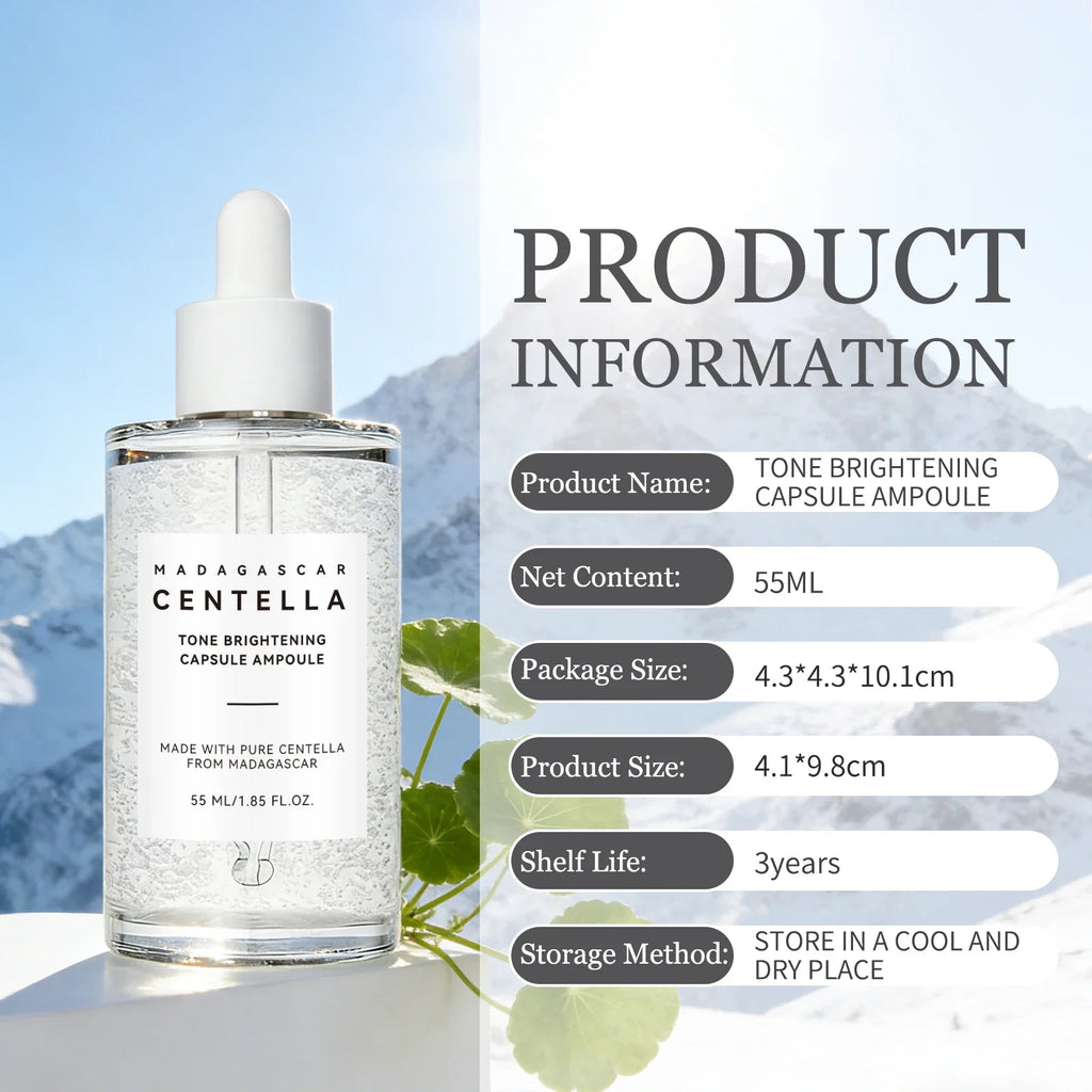 Centella Asiatica Tea Essence Soothing Serum Hydrating Face Pore Minimizing Calming Moisture Skin Relief Balancing Care Essence