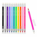 Competitive Price Superior Quality 12 Colors PVC Material 17cm Color Pencil Set Hot Sale Forever Eternity Stationary School