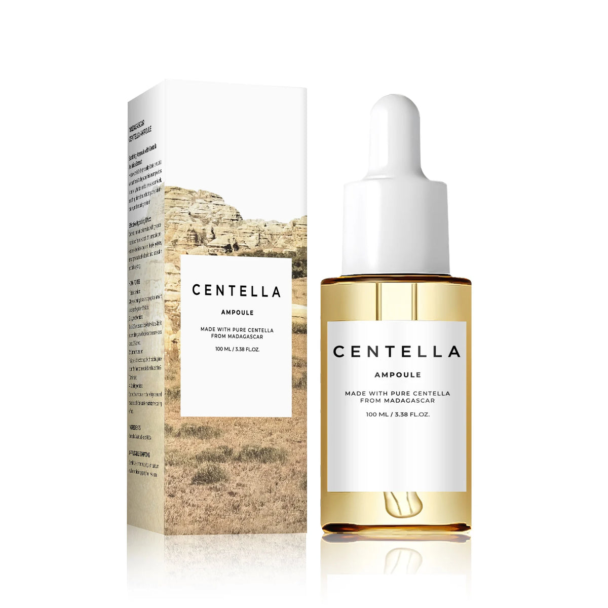 Centella Asiatica Tea Essence 55ml Soothing Skin Relief Hydrating Face Serum Calming Moisture Pores Face Care Essence
