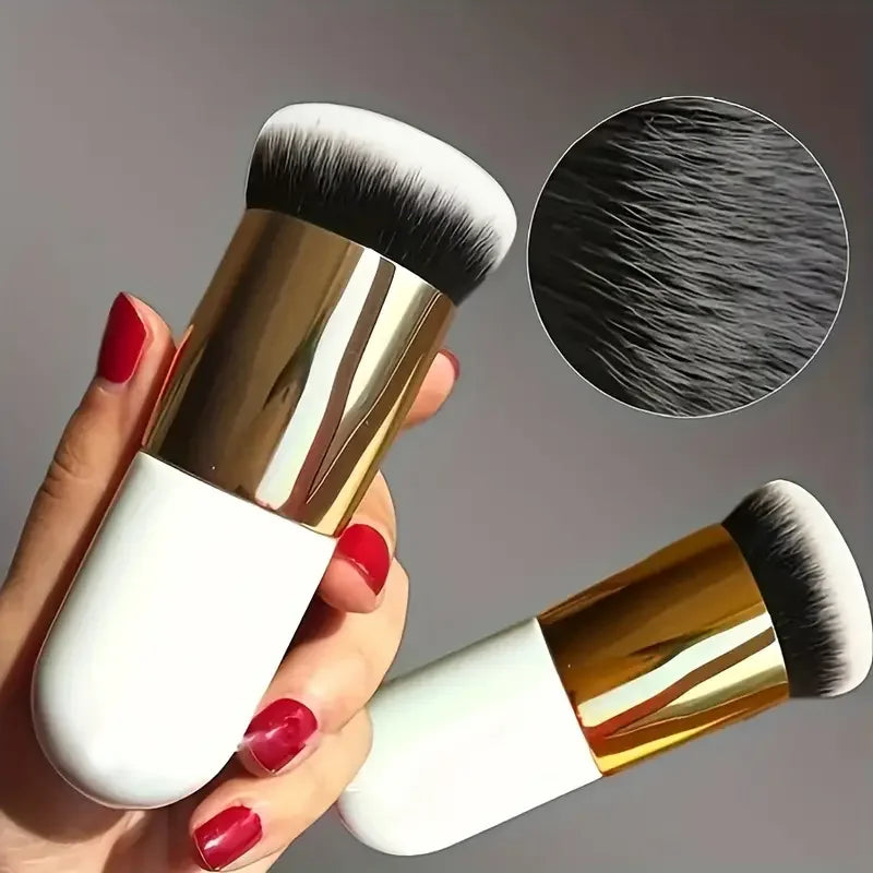 New Fashion Chubby Pier Foundation Brush Flat Cream Makeup Brushes Professional Cosmetic Brush highlight brush loose powder brus